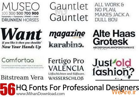 HQ Fonts For Professional Designers