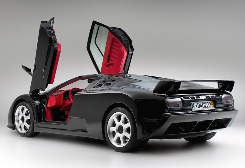 1998 Bugatti EB 110 Super Sport Dauer; top car design rating and specifications